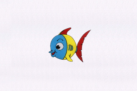 Baby Fish Embroidery Design Review for Small Business Merch