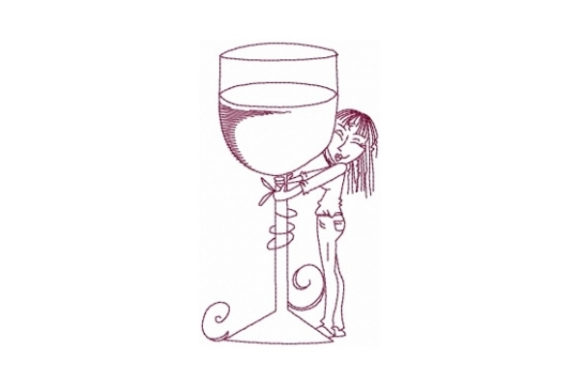 Big Wine Glass Embroidery Review