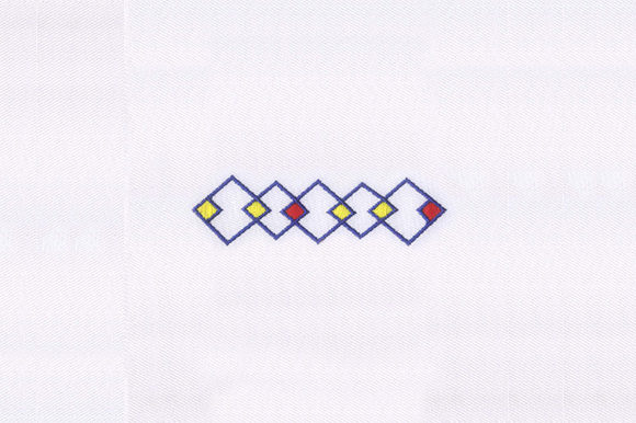 Diamond Quilting: A Bold Embroidery Design for Small Business Branding