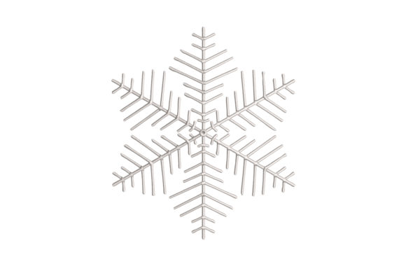 Fluffy Snowflake Embroidery Review for Small Business Merch