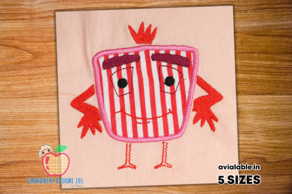 Funny Cartoon Boy Applique