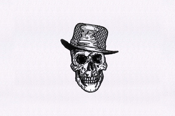 Skull Face Embroidery Design Review for Craft Fairs