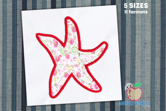 Star Fish with Orange Green Color